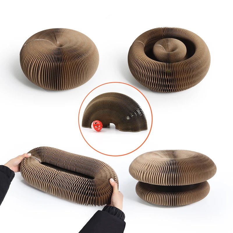 Tourni'Chat™ - Jouet Interactif Tournant pour Chat - Antistress & Ludique - FELINOR