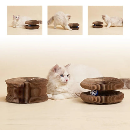 Tourni'Chat™ - Jouet Interactif Tournant pour Chat - Antistress & Ludique - FELINOR