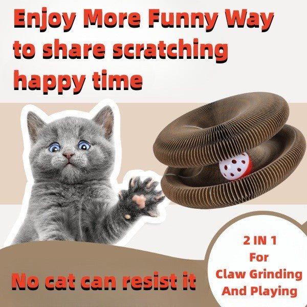 Tourni'Chat™ - Jouet Interactif Tournant pour Chat - Antistress & Ludique - FELINOR